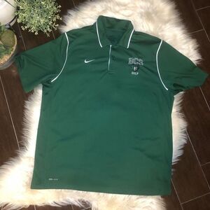 Nike dry fit Hunters green polo XL